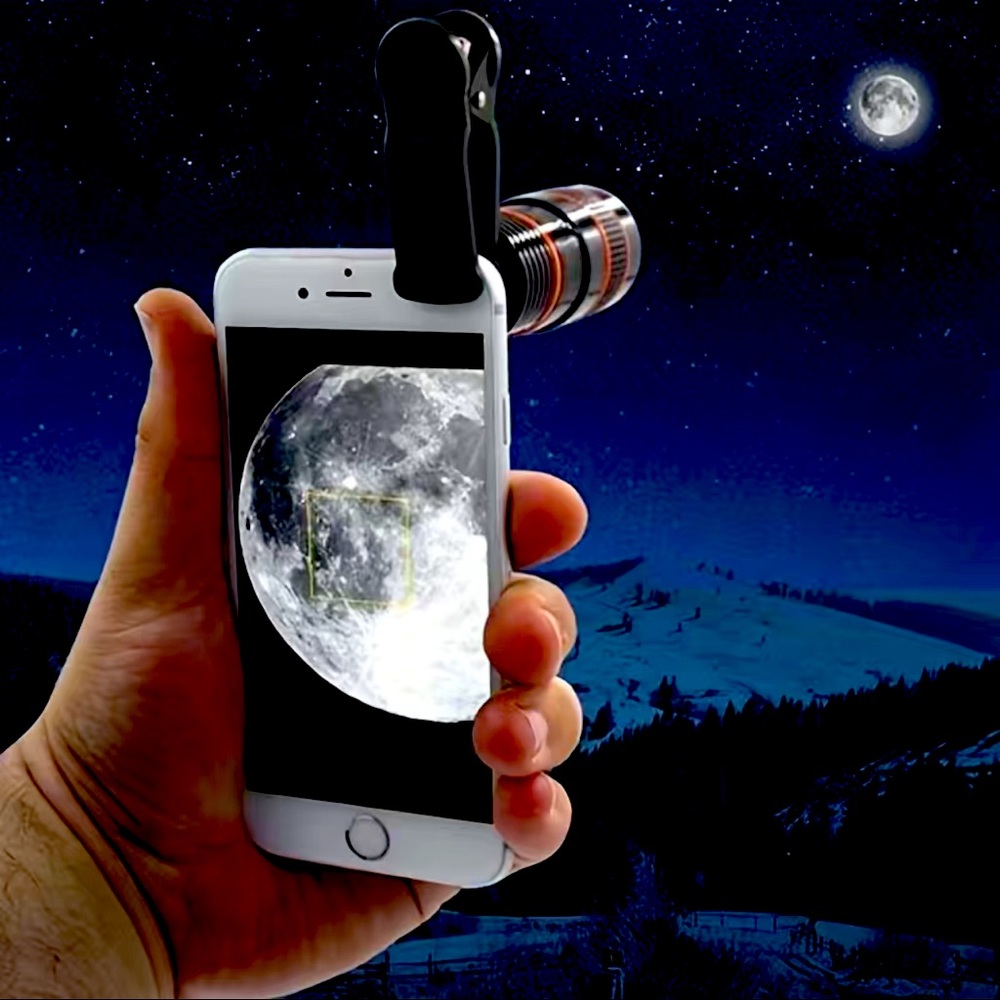 HD telescope attachment for android and apple cell phones New With Tags 🔭📲